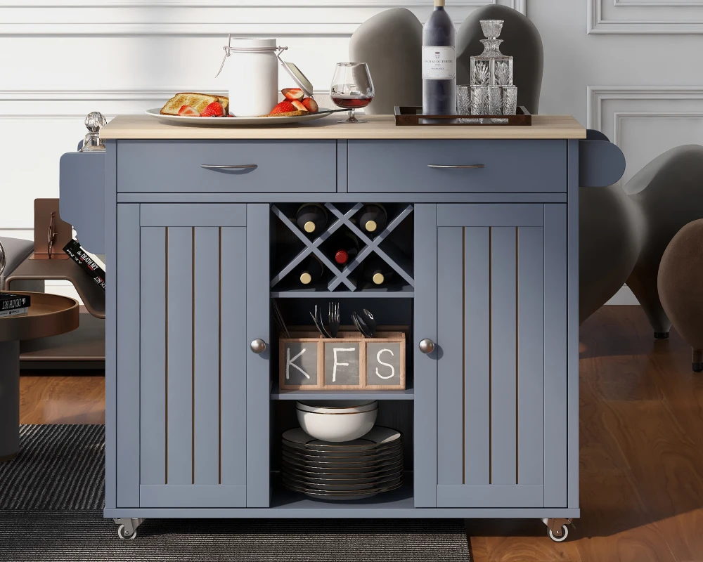 rolling small kitchen island
